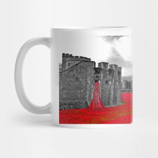 Tower of London Red Poppy Mug